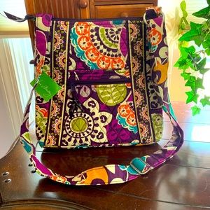!NwT! VERA BRADLEY Plum Crazy Hipster Crossbody Handbag